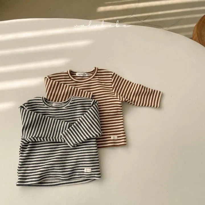 Valu Bebe - Korean Baby Fashion - #babyoninstagram - Stripe Soft Tee (Baby) - 9