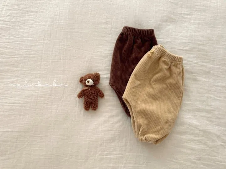 Valu Bebe - Korean Baby Fashion - #babyoninstagram - Biscuit Veloa Pants (Baby) - 10