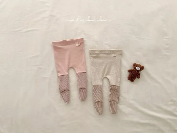 Valu Bebe - Korean Baby Fashion - #babyootd - Half Half Leggings 2 - 6