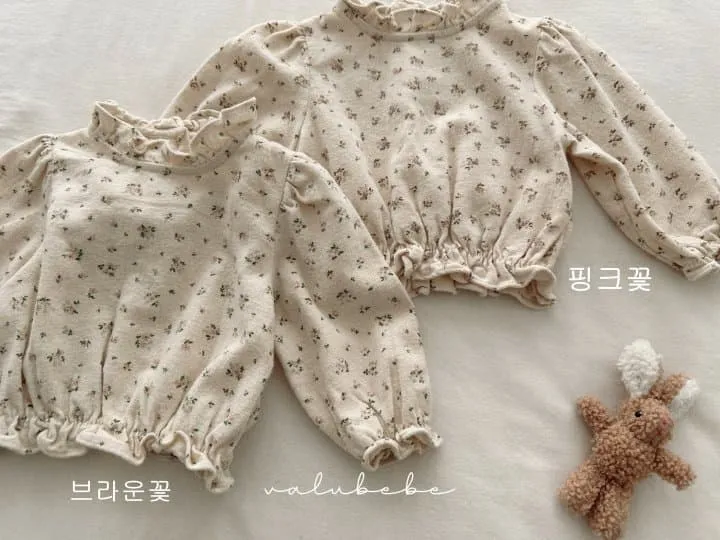 Valu Bebe - Korean Baby Fashion - #babyoutfit - Nelly Flower Frill Blouse (Baby) - 10