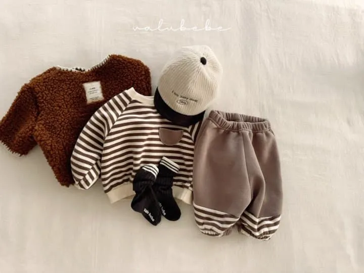 Valu Bebe - Korean Baby Fashion - #babyoutfit - Tiramisu Fleeced Sweatshirt (Baby) - 11