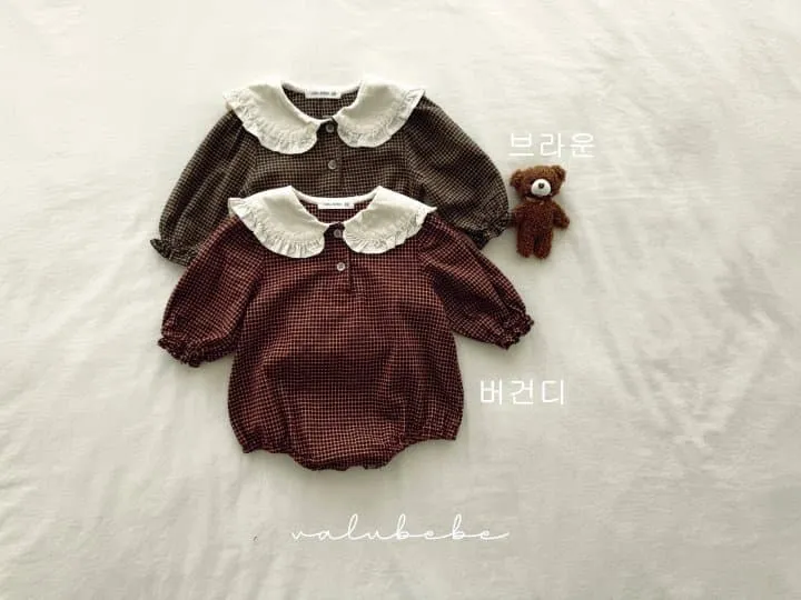 Valu Bebe - Korean Baby Fashion - #babyoutfit - Small Check Suit - 5