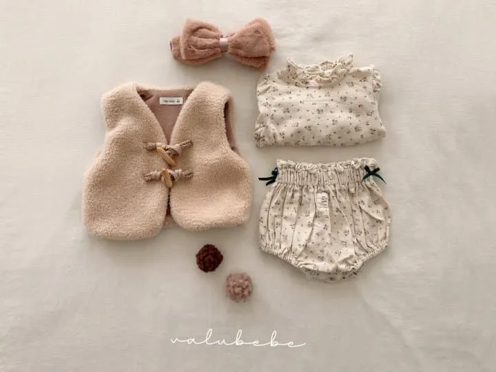 Valu Bebe - Korean Baby Fashion - #babywear - Nelly Flower Frill Bloomer - 9