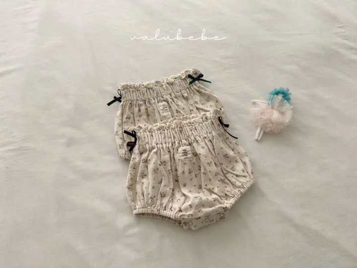 Valu Bebe - Korean Baby Fashion - #onlinebabyboutique - Nelly Flower Frill Bloomer - 10