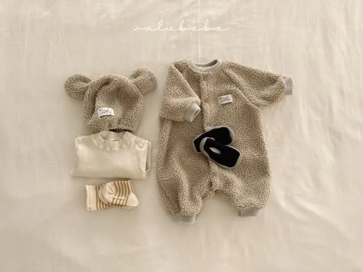 Valu Bebe - Korean Baby Fashion - #onlinebabyboutique - Bene Bear Dumble Beanie - 2