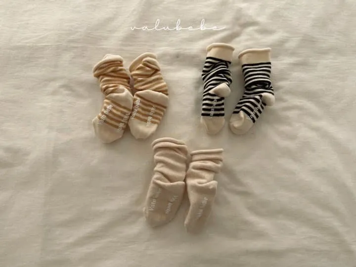 Valu Bebe - Korean Baby Fashion - #onlinebabyshop - Sunny Combi Socks