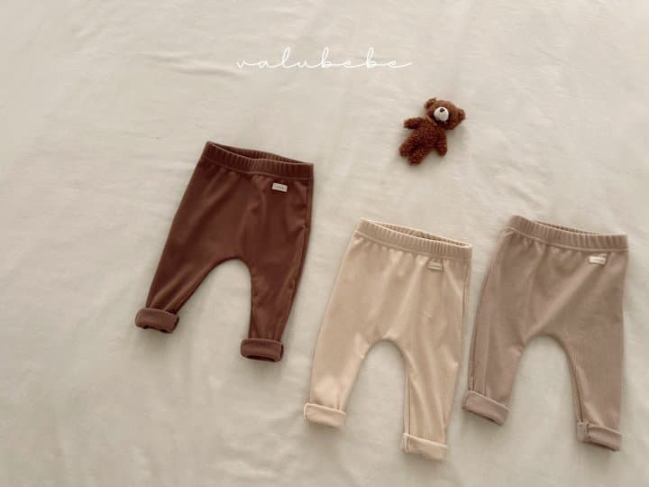 Valu Bebe - Korean Baby Fashion - #smilingbaby - Basic Rib Leggings 2 (Baby) - 10