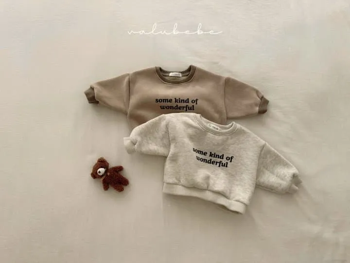 Valu Bebe - Korean Children Fashion - #discoveringself - Kind Fleeced Swaetshirt (Kids)