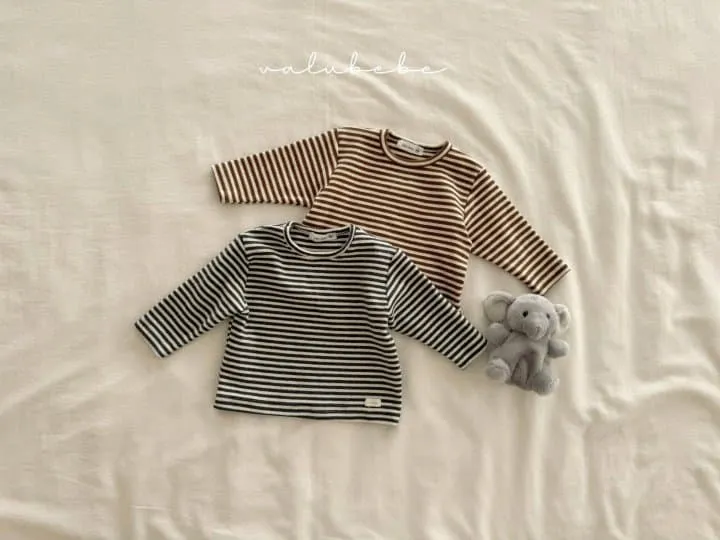 Valu Bebe - Korean Children Fashion - #stylishchildhood - Stripe Soft Tee (Kids)