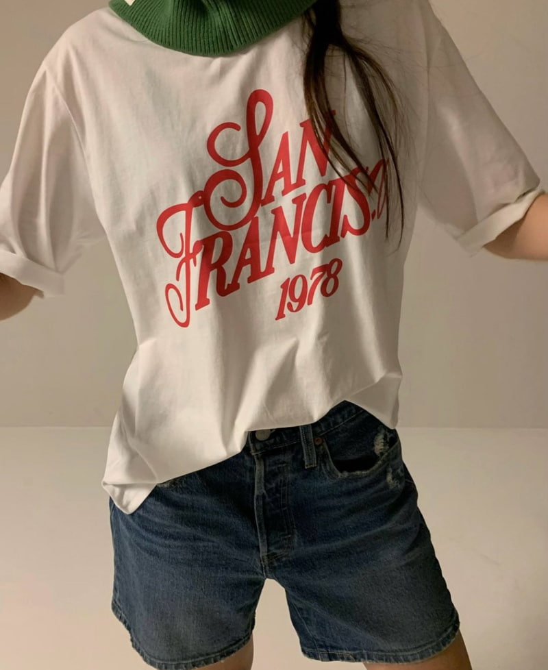 Via - Korean Women Fashion - #momslook - San Francisco Tee - 9