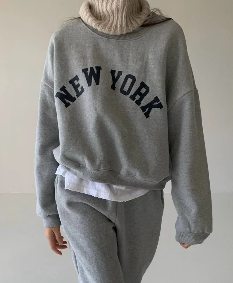 Via - Korean Women Fashion - #romanticstyle - New York Top Bottom Set - 12