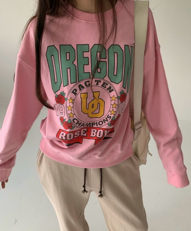 Via - Korean Women Fashion - #romanticstyle - Oregon Sweatshirts - 11