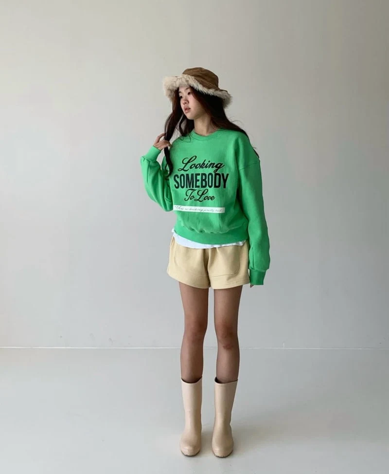 Via - Korean Women Fashion - #romanticstyle - To Love Fleeced Sweatshirts - 7