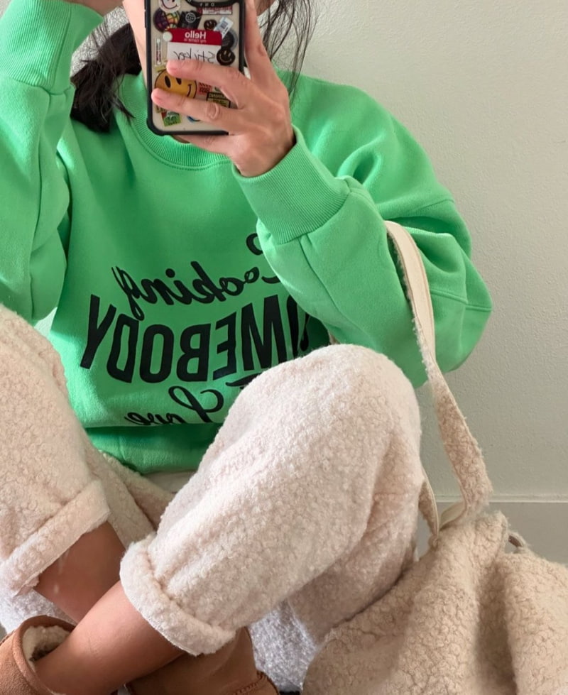 Via - Korean Women Fashion - #shopsmall - Two Love Sweatshirts