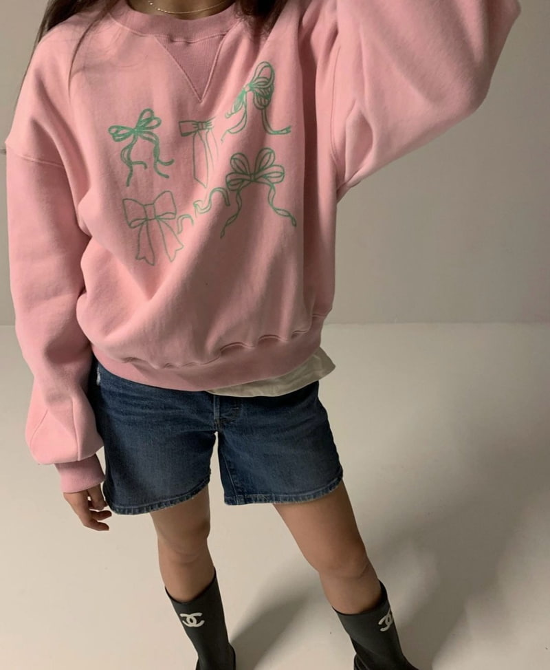 Via - Korean Women Fashion - #thatsdarling - Ribbon Fleeced Sweatshirts - 11