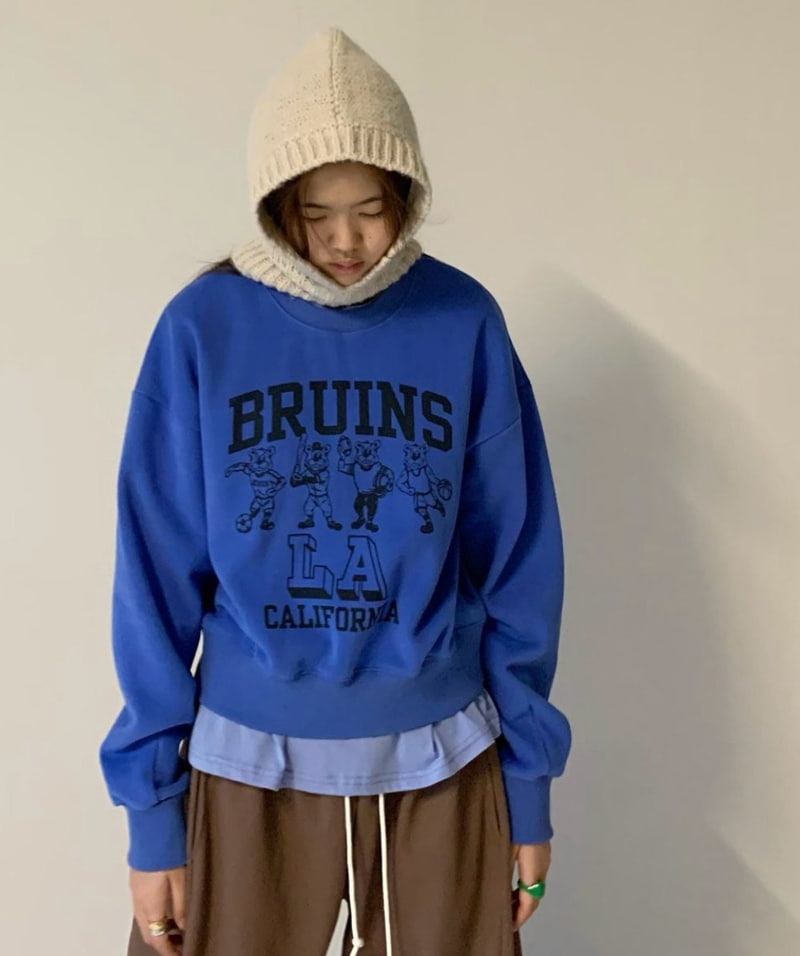 Via - Korean Women Fashion - #thelittlethings - Bruins Fleeced Sweatshirts - 7