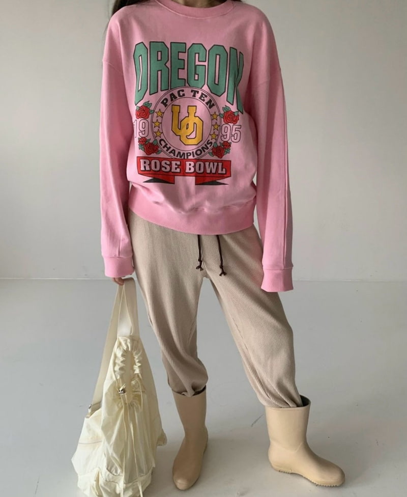 Via - Korean Women Fashion - #vintageinspired - Oregon Sweatshirts - 7