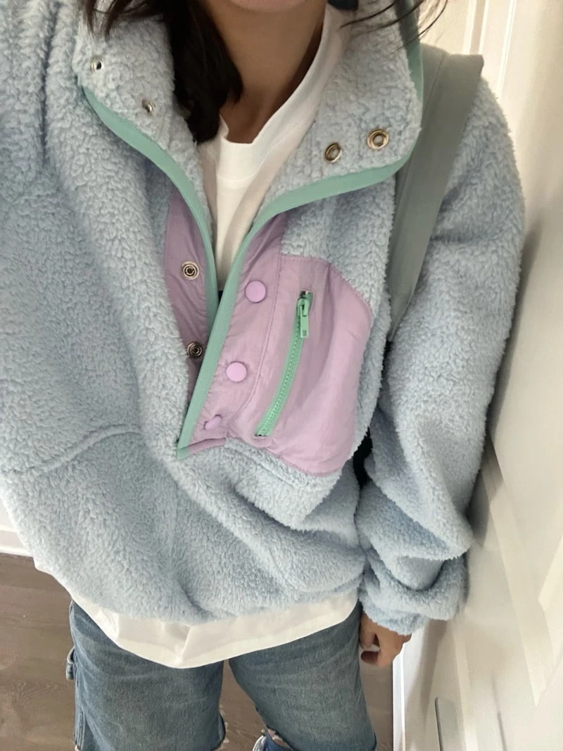 Via - Korean Women Fashion - #womensfashion - Colored Dumble Anorak - 6