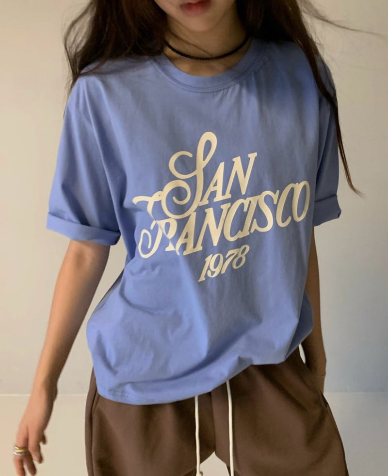 Via - Korean Women Fashion - #womensfashion - San Francisco Tee - 2