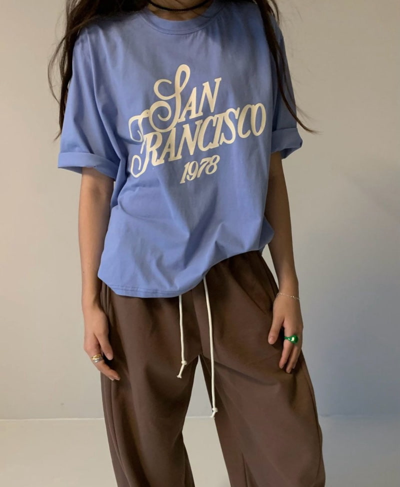 Via - Korean Women Fashion - #momslook - San Francisco Tee - 4