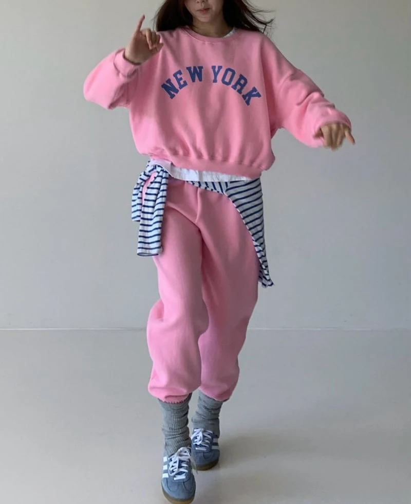 Via - Korean Women Fashion - #womensfashion - New York Top Bottom Set - 7