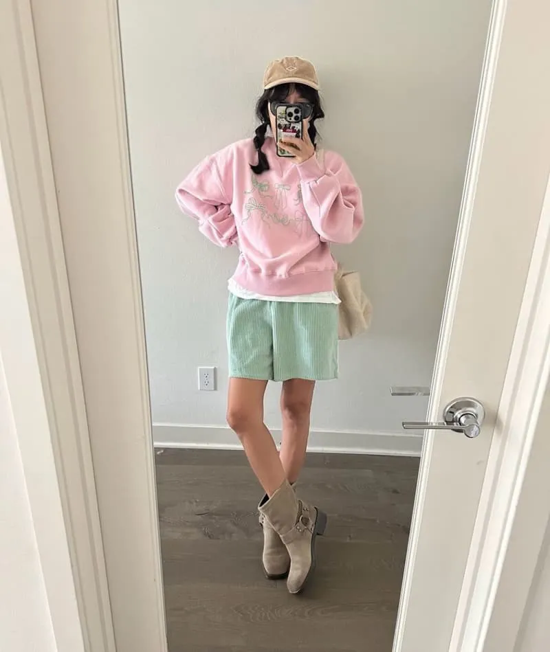 Via - Korean Women Fashion - #womensfashion - Ribbon Sweatshirts - 7