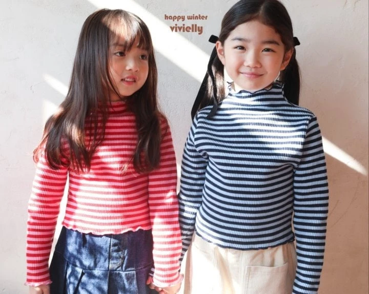 Vivielly - Korean Children Fashion - #Kfashion4kids - Beat Rib Tee - 5