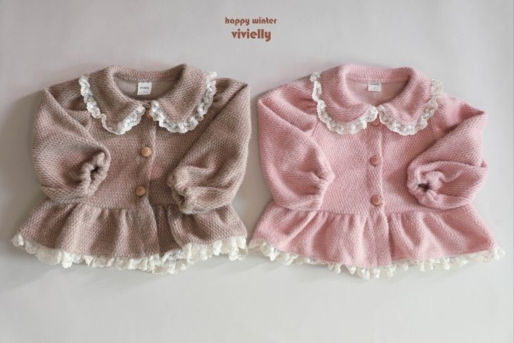 Vivielly - Korean Children Fashion - #Kfashion4kids - Lace Cardigan - 11