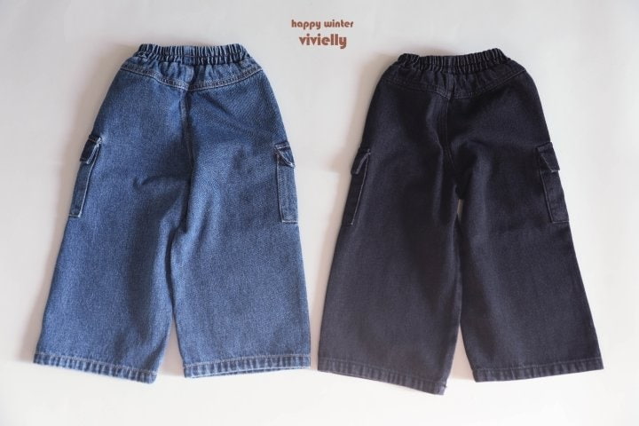 Vivielly - Korean Children Fashion - #childofig - Work Cargo Pants - 12