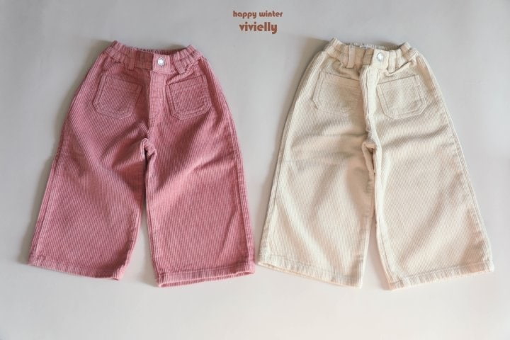 Vivielly - Korean Children Fashion - #childofig - Rose Wide Pants - 12