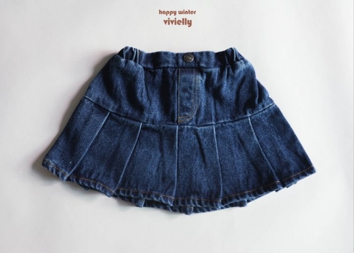 Vivielly - Korean Children Fashion - #childofig - Sena Pleats Skirt - 11