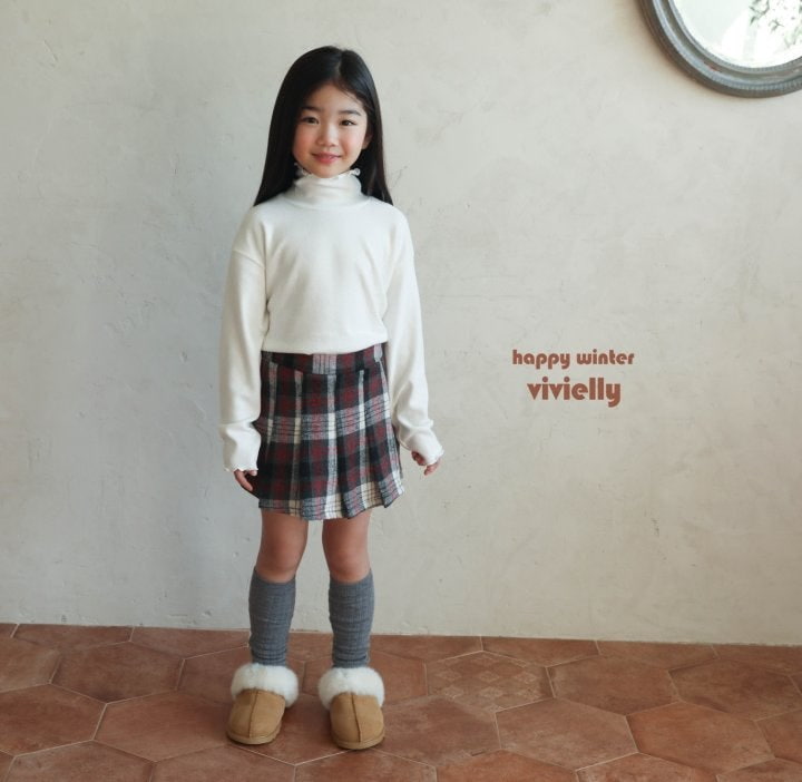 Vivielly - Korean Children Fashion - #childofig - Soft Turtleneck Tee - 7