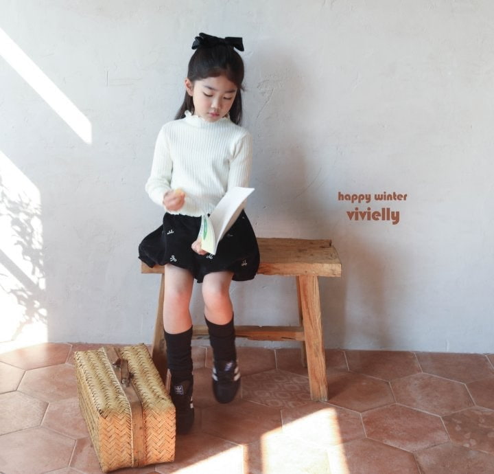 Vivielly - Korean Children Fashion - #childofig - Bobo Rib Tee - 3