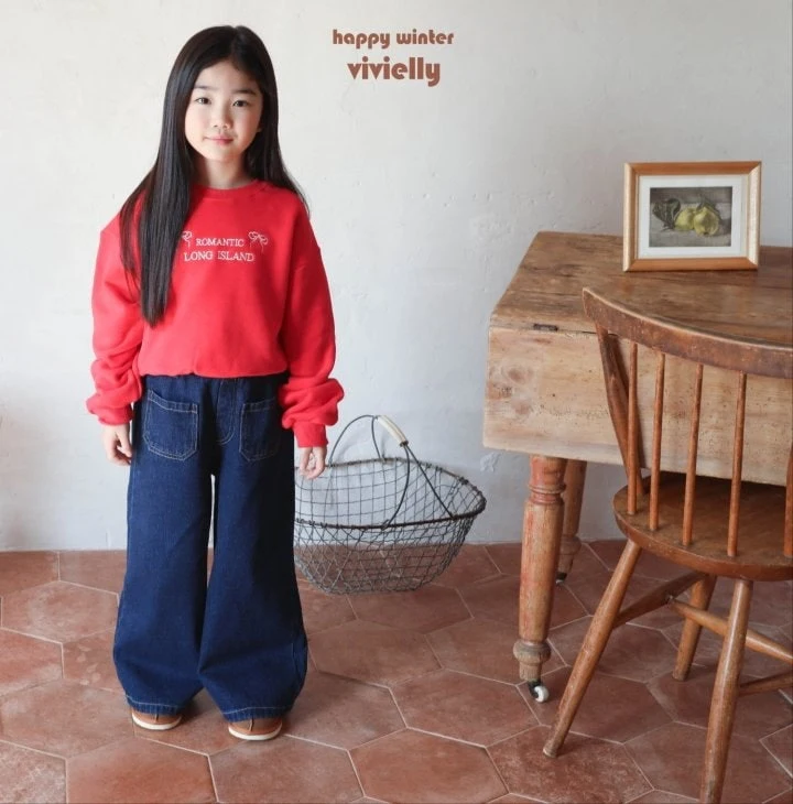 Vivielly - Korean Children Fashion - #childrensboutique - Pay Wide Pants - 2