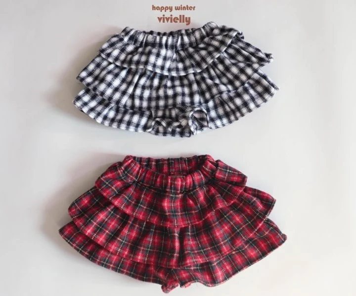 Vivielly - Korean Children Fashion - #designkidswear - Sugar Cancan Skirt Pants - 12