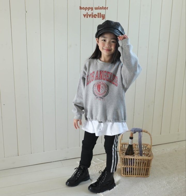 Vivielly - Korean Children Fashion - #designkidswear - City Layered Sweatshirts - 8