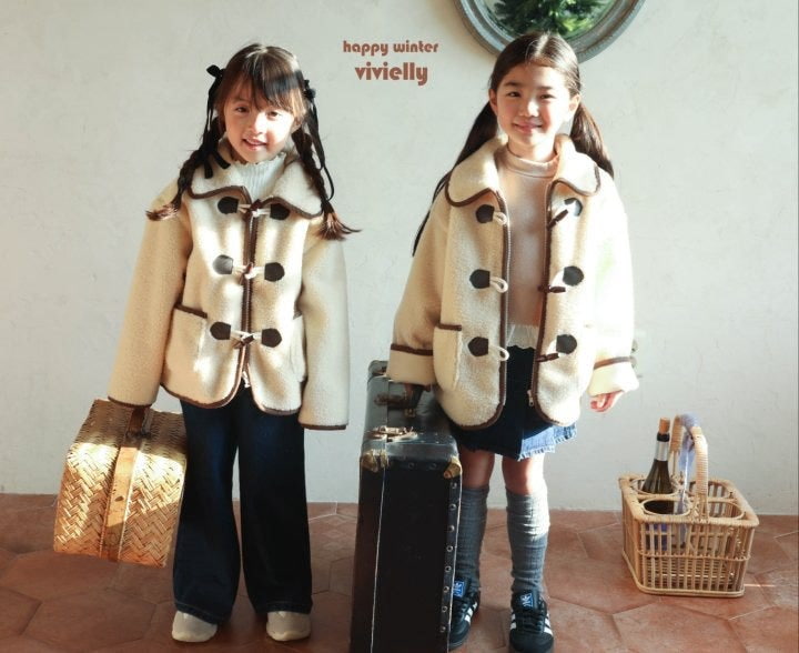 Vivielly - Korean Children Fashion - #discoveringself - Togle Jumper - 3