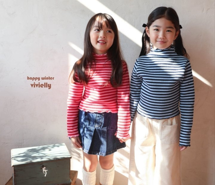 Vivielly - Korean Children Fashion - #fashionkids - Beat Rib Tee