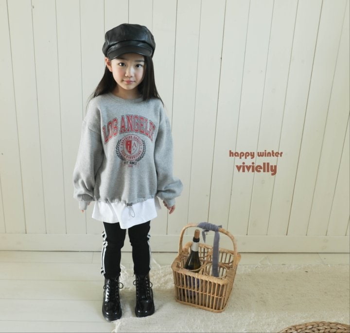 Vivielly - Korean Children Fashion - #fashionkids - Tape Leggings - 6