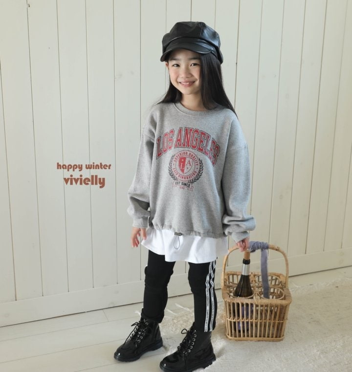 Vivielly - Korean Children Fashion - #fashionkids - City Layered Sweatshirts - 10