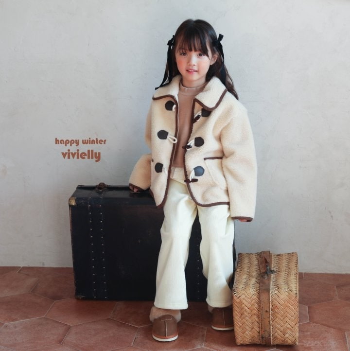 Vivielly - Korean Children Fashion - #discoveringself - Togle Jumper - 4