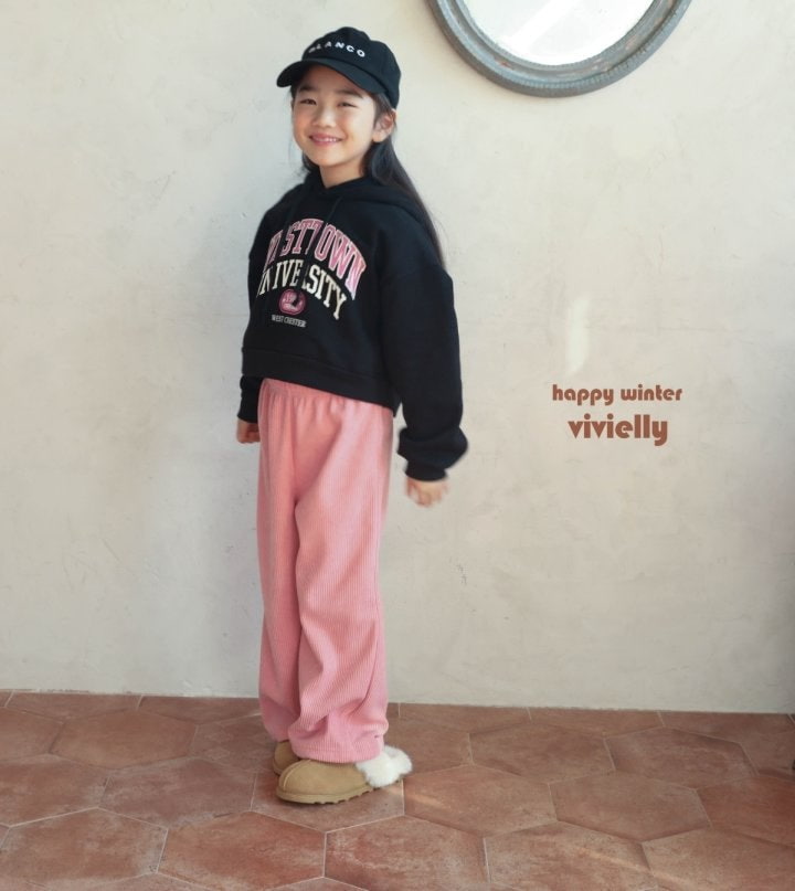 Vivielly - Korean Children Fashion - #kidsshorts - Ive Rib Wide Pants - 5