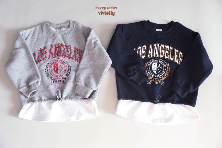 Vivielly - Korean Children Fashion - #kidsshorts - City Layered Sweatshirts - 11