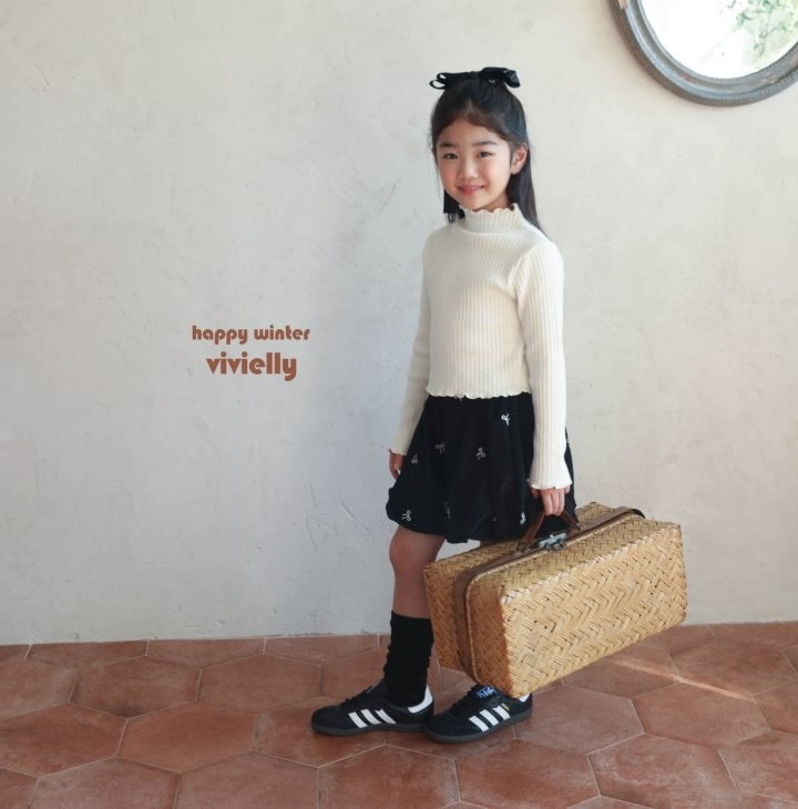 Vivielly - Korean Children Fashion - #kidsstore - Lala Balloon Skirt Pants - 12