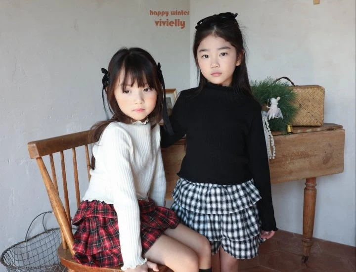 Vivielly - Korean Children Fashion - #kidsstore - Sugar Cancan Skirt Pants - 2