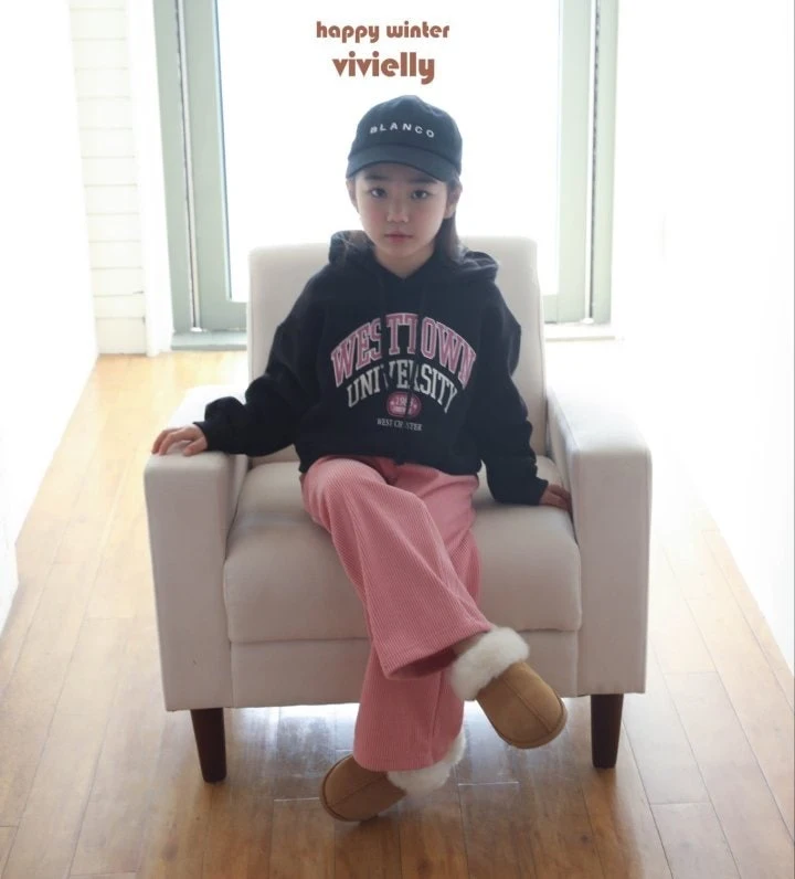 Vivielly - Korean Children Fashion - #littlefashionista - Town Hood Sweatshirts - 7