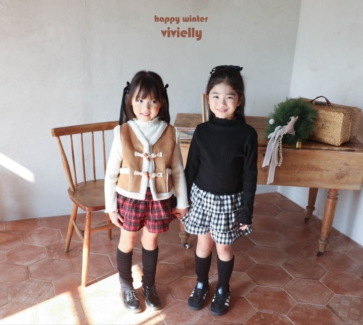 Vivielly - Korean Children Fashion - #littlefashionista - Sugar Cancan Skirt Pants - 5