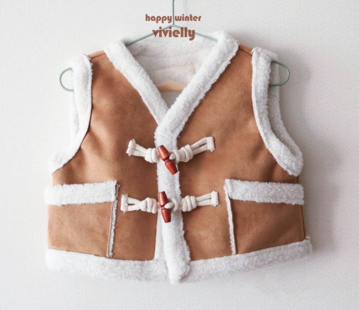 Vivielly - Korean Children Fashion - #littlefashionista - Mustang Vest - 8