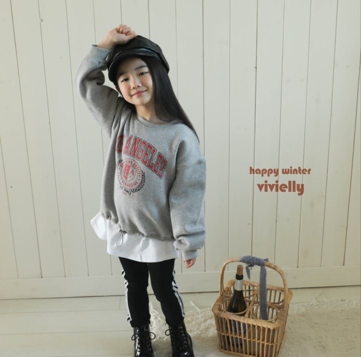 Vivielly - Korean Children Fashion - #magicofchildhood - City Layered Sweatshirts - 2