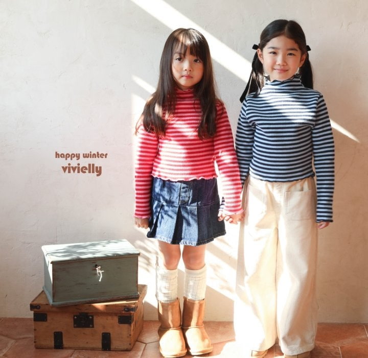 Vivielly - Korean Children Fashion - #minifashionista - Beat Rib Tee - 8